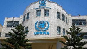 View of the United Nations Relief and Works Agency (UNRWA) building in Rafah in the southern Gaza Strip, July 26, 2018. Photo by Abed Rahim Khatib/Flash90.