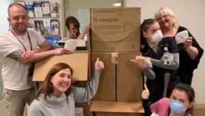 The arrival of supplies to Cedar Sinai Park Assisted Living in Portland, Ore., April 2020. Credit: Courtesy. 