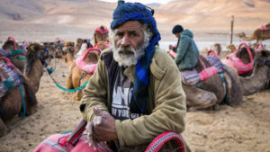 Bedouins in the Negev Desert near Arad in southern Israel on Feb. 20, 2020. Photo by Anat Hermony/Flash90.