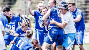 Israel's flag football team. Credit: American Football in Israel.