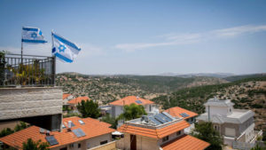 The Jewish town of Karnei Shomron in Judea and Samaria, June 4, 2020. Photo by Sraya Diamant/Flash90. 